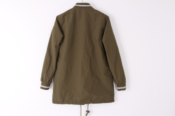 Ladies 2 color Nylon Elastic parka, Women's fashion parka,Embroidery, Special Offer