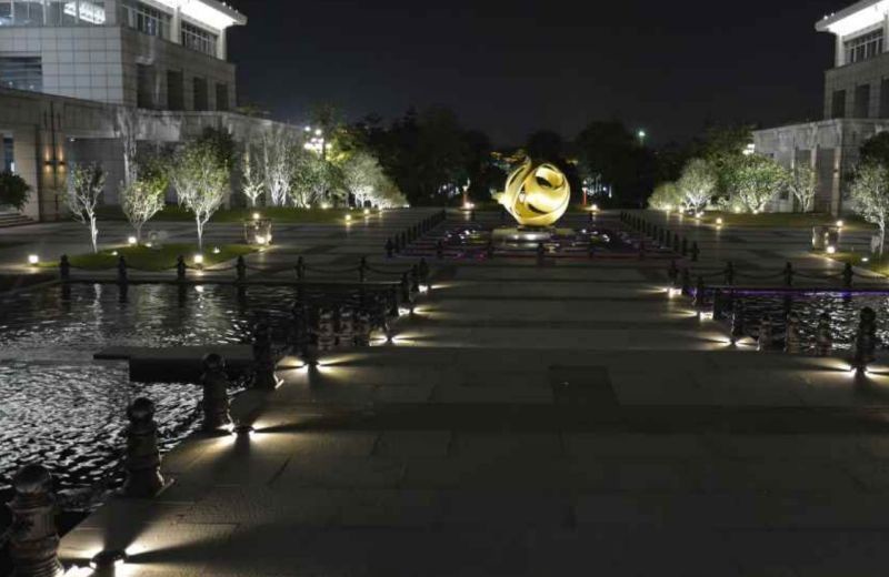 IK08 10W Led Outdoor Wall Mounted Lights 10/6 KV Driver Surge Protection