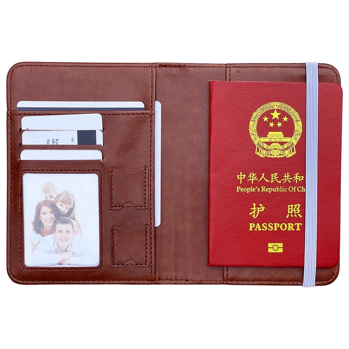 Sublimation Travel Wallet Blank Passport Card Holder For Sublimation Photo Printing