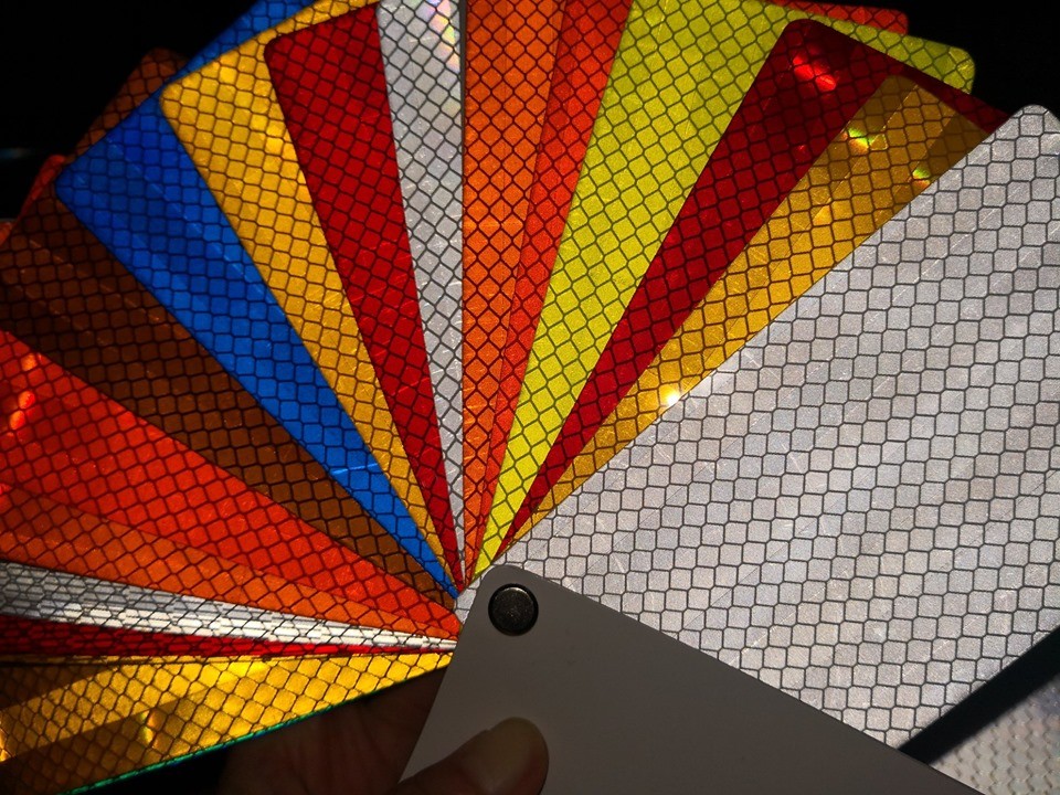 High quality Reflective Vinyl Sticker Micro Prismatic Type for traffic road safety