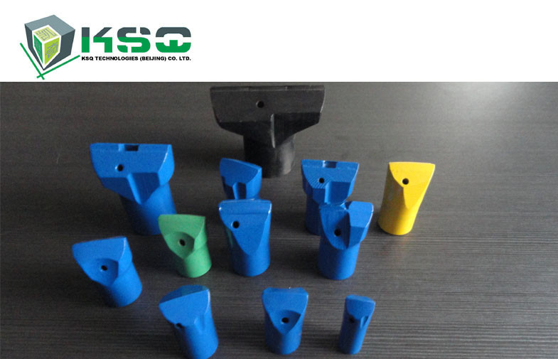 Tapered 7° 11° 12° Tungsten Carbide Chisel Type Drill Bit for Rock Drilling