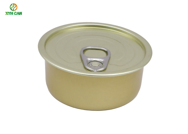 CMYK 4C 0.19mm Tinplate Round Tin Cans for Food Container Offset Printing