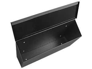 Wall Mount Locking Mailbox Large Capacity with Code Lock Black House Numbers Included