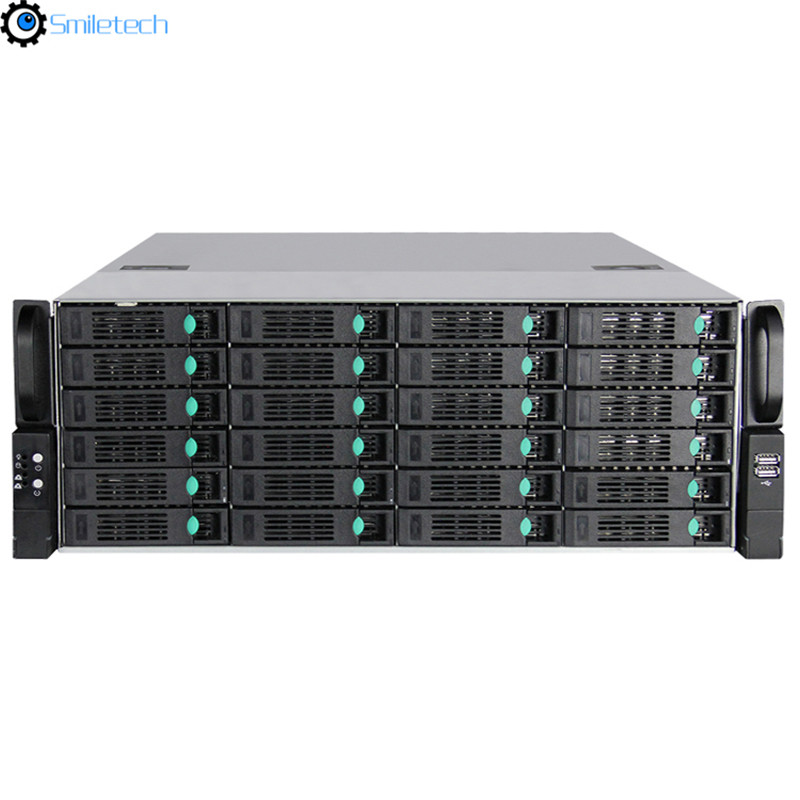 H.265 128CH 4K 5MP 24 SATA HDD 640M incoming bandwidth intelligent analysis function NVR network security system