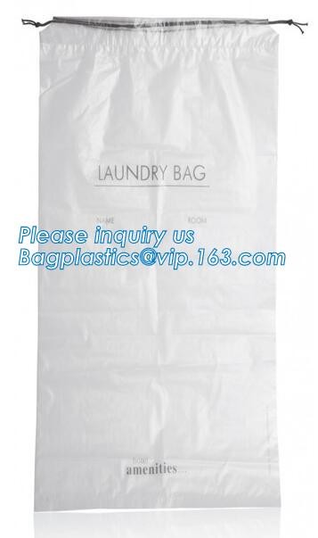 Biodegradable 22" X 28" Nylon Laundry Bags Two Shoulder Straps For Easy Backpack Carrying With bagplastics bagease packa
