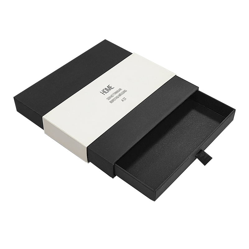 Luxury Paper Flip Top Cardboard Box Black Custom Magnetic Box Packaging
