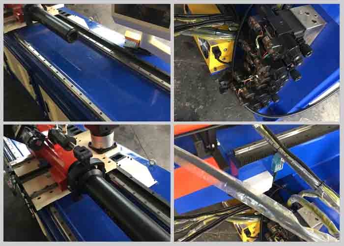 Servo Feeding Automated Pipe Bender , Cnc Tube Bending Machine For Indoor Furniture Manufacturing
