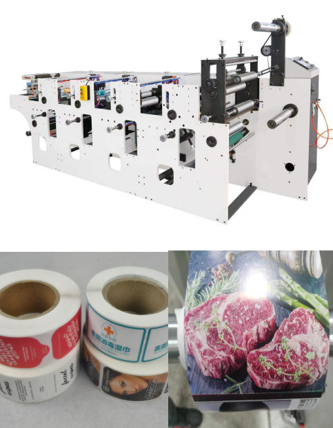 7.5KW 380V High Speed Flexo Printing Machine 10-80m/Min