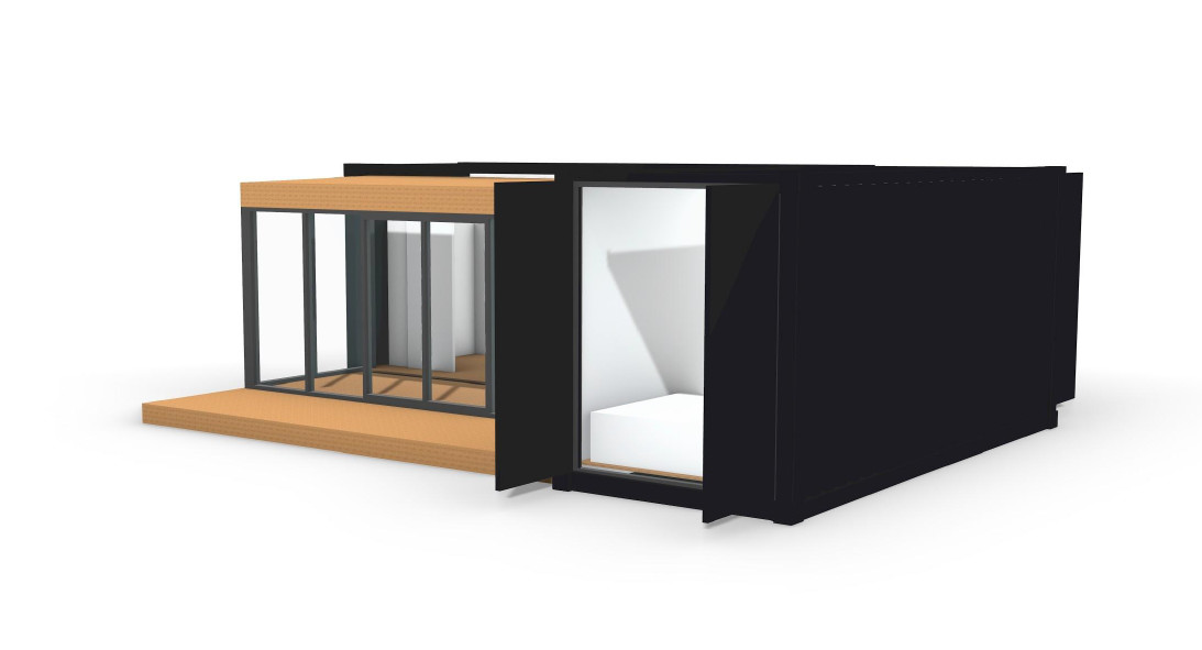 Waterproof Portable Living Container House Luxury Customized Combined 20GP