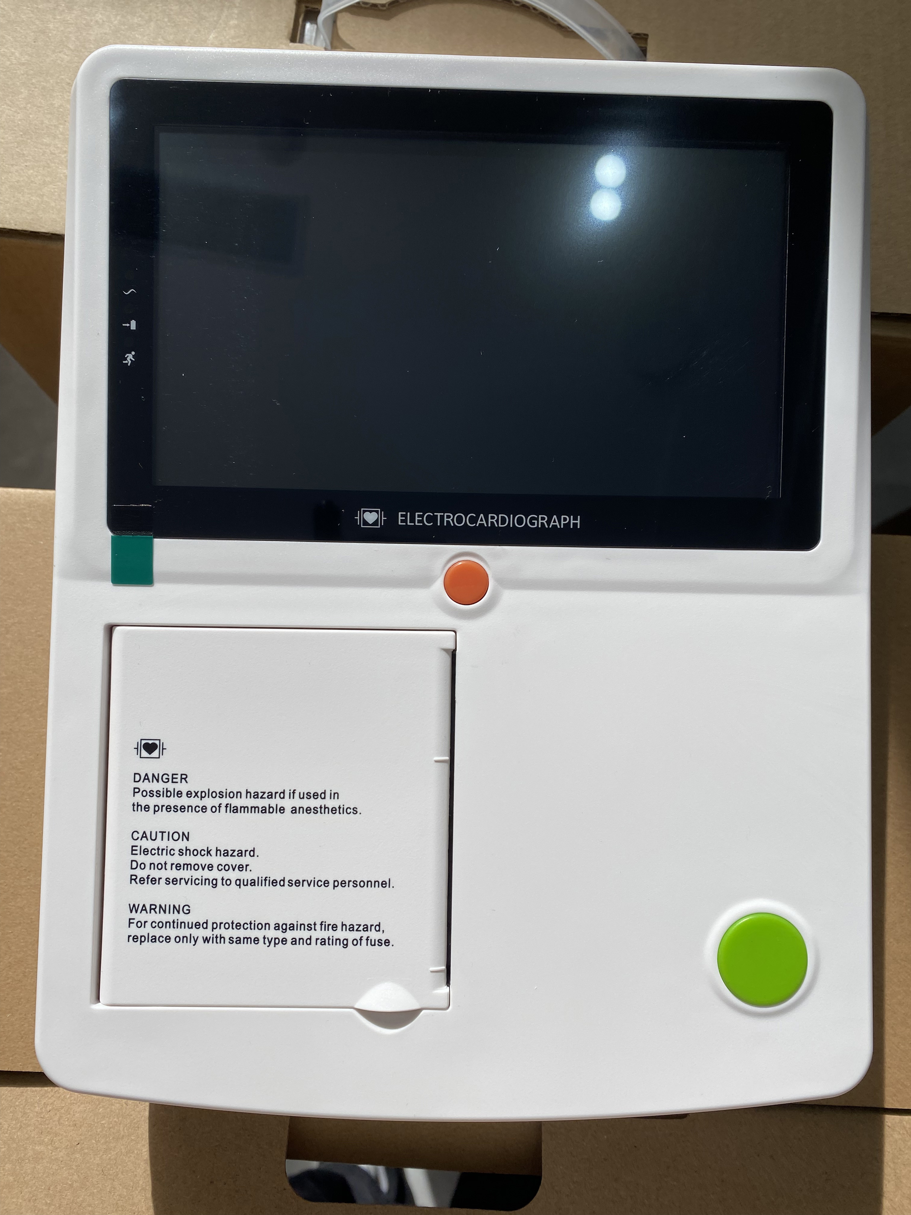 Digital Hospital Electrocardiograph Ecg Machine 12 Leads With Analyzer