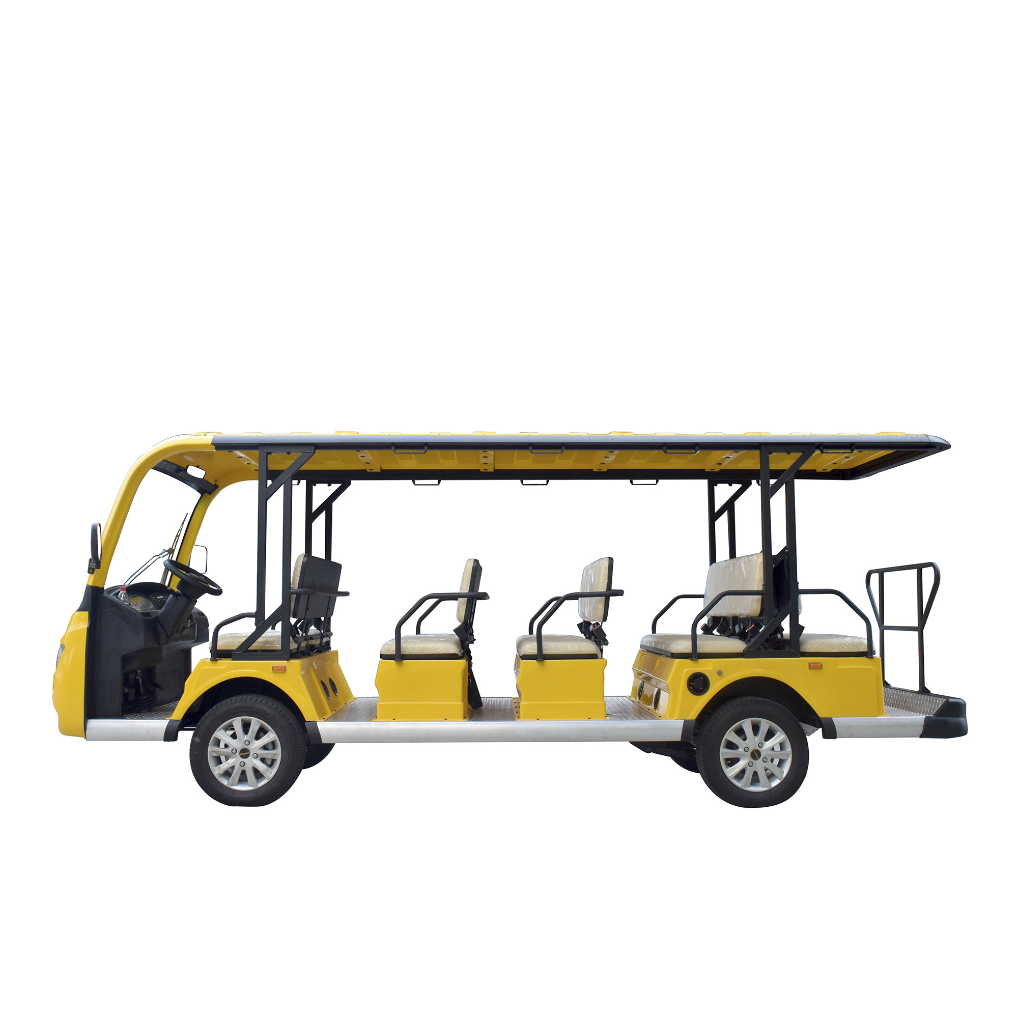 14 Passenger Excursion Electric Sightseeing Shuttle Bus With 72V Lithium Battery
