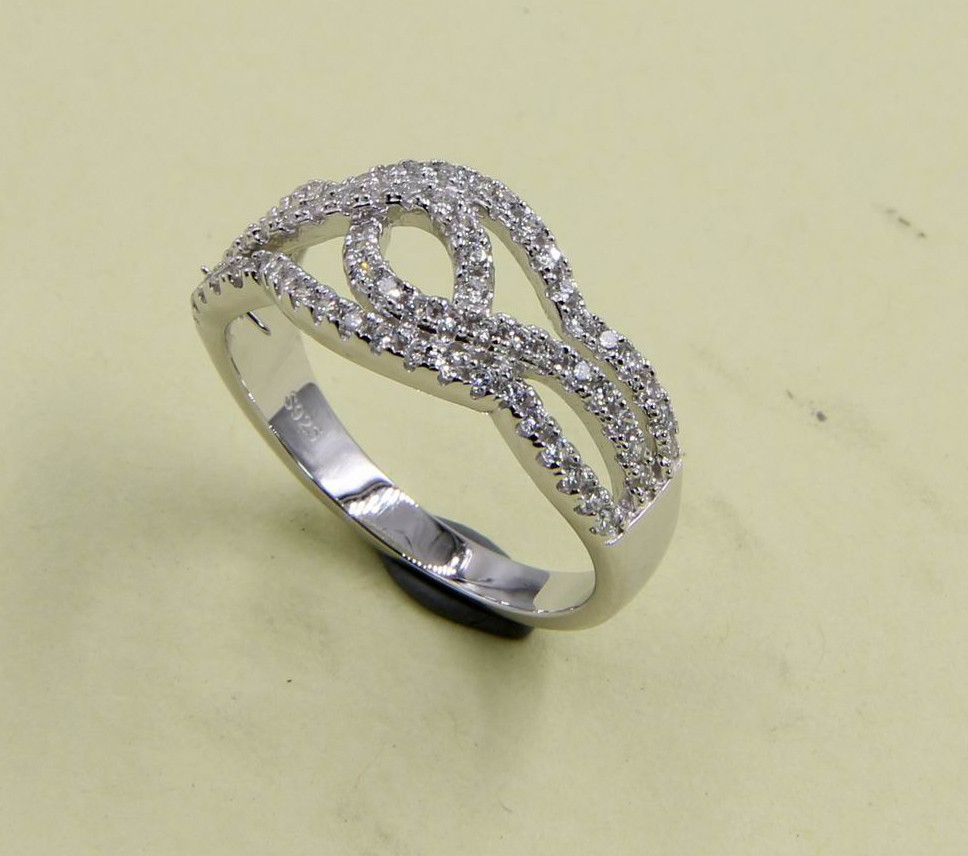 Heart Leaf CZ AAA Stackable Ring 925 Sterling Silver CZ Rings Pear/ Oval/ Round/ Chevron/ Heart Cut CZ Gemstone Ring