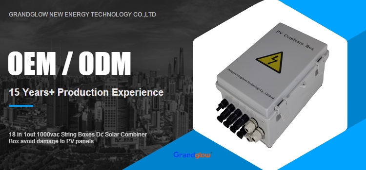 18 in 1out 1000vac String Boxes Dc Solar Combiner Box avoid damage to PV panels