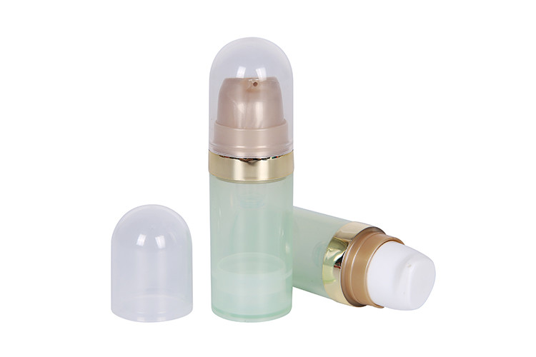 10ml Customized Color And Logo PP Trial Airless Bottle Skin Care Packaging Small Size Face Cream Bottle UKT06