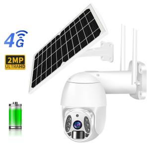 Buy cheap Wireless Solar Security Camera System , Outdoor PIR Motion Detection CCTV Camera product