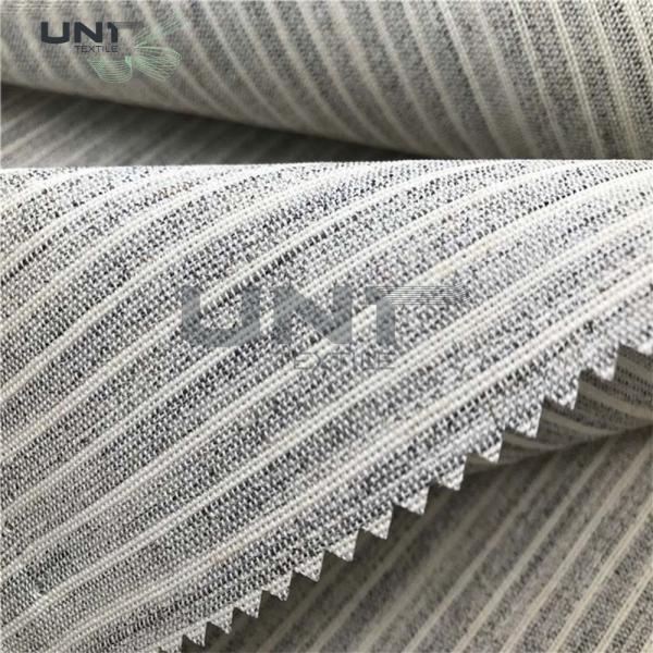 Quality Anti - Pull Horse Hair Interlining Fabric Medium Weight For Suit And Overcoat for sale