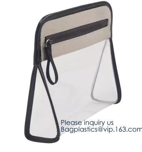 Oxo Bio Degradable Eco-Friendly Pvc Clear Plastic Zip lockk Bag With Handle,Toothpaste Travel Toothbrush Bag Portable Pvc