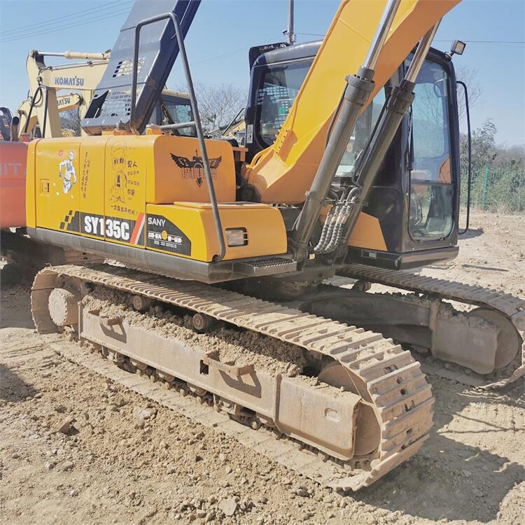 Sell Sany SY135 Crawler Chain Excavator with Original Hydraulic Pump and ISUZU Engine