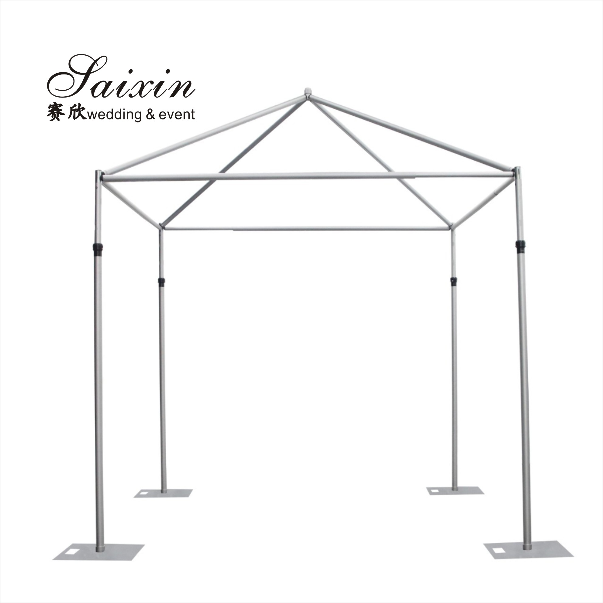 SX-390 Wholesale 3m*6m strong portable wedding stag decoration backdrop drape pipe stands
