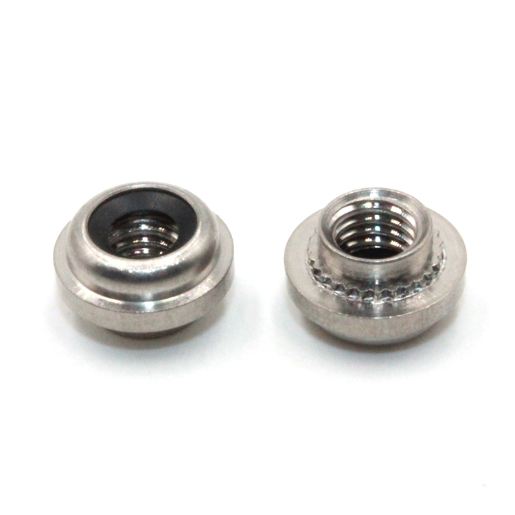 HEX Stainless Steel 304 Self Locking Nuts Customized Shoulder Nut M3 M4 M8 Sizes