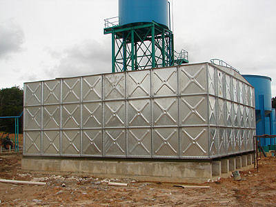 C/Z-12 m Modern Design High Galvanized Steel Structure Water Tank Tower