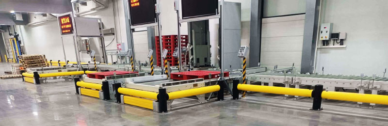 Flexible Pedestrian Barrier  Anti-Collision Guardrails Warehouse Safety Barrier Traffic Guardrails