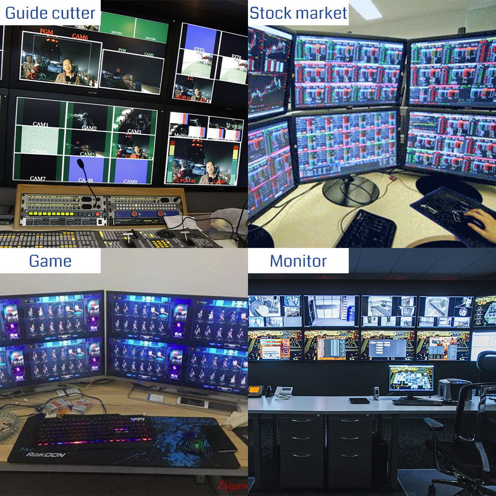 4k UHD Input HDMI Screen Splitter Multiviewer Video Wall Controller 3840x2160@30Hz