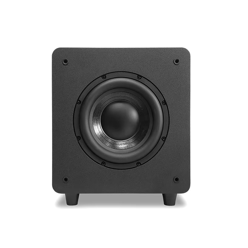 MDF Wooden Home Active Subwoofer With 10 Inch Woofer Driver Low Pass Filter 100 Watts