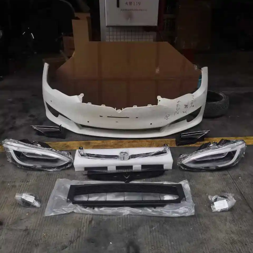 Front Bumper Skin For Tesla Model S Body Kit 1077925 Auto Parts Original Used Car Parts
