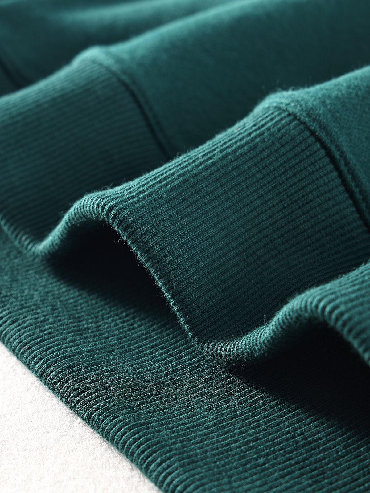 Custom Embroidery Washed 360g Polar Fleece Solid Color Round Neck Oversized Plus Size Men's Hoodies & Sweatshirts