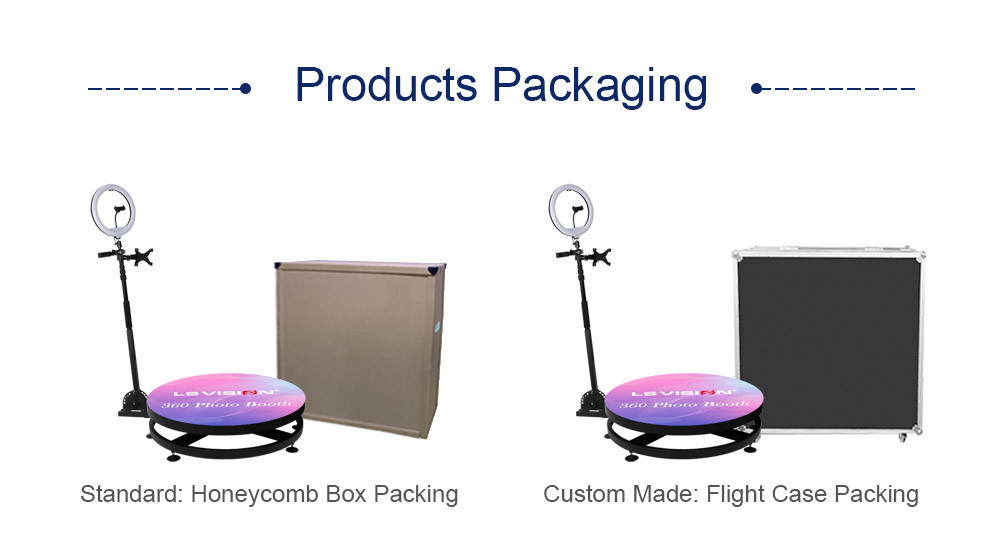 Rotating 360 Photo Booth Machine Automatic Remote Control For Events