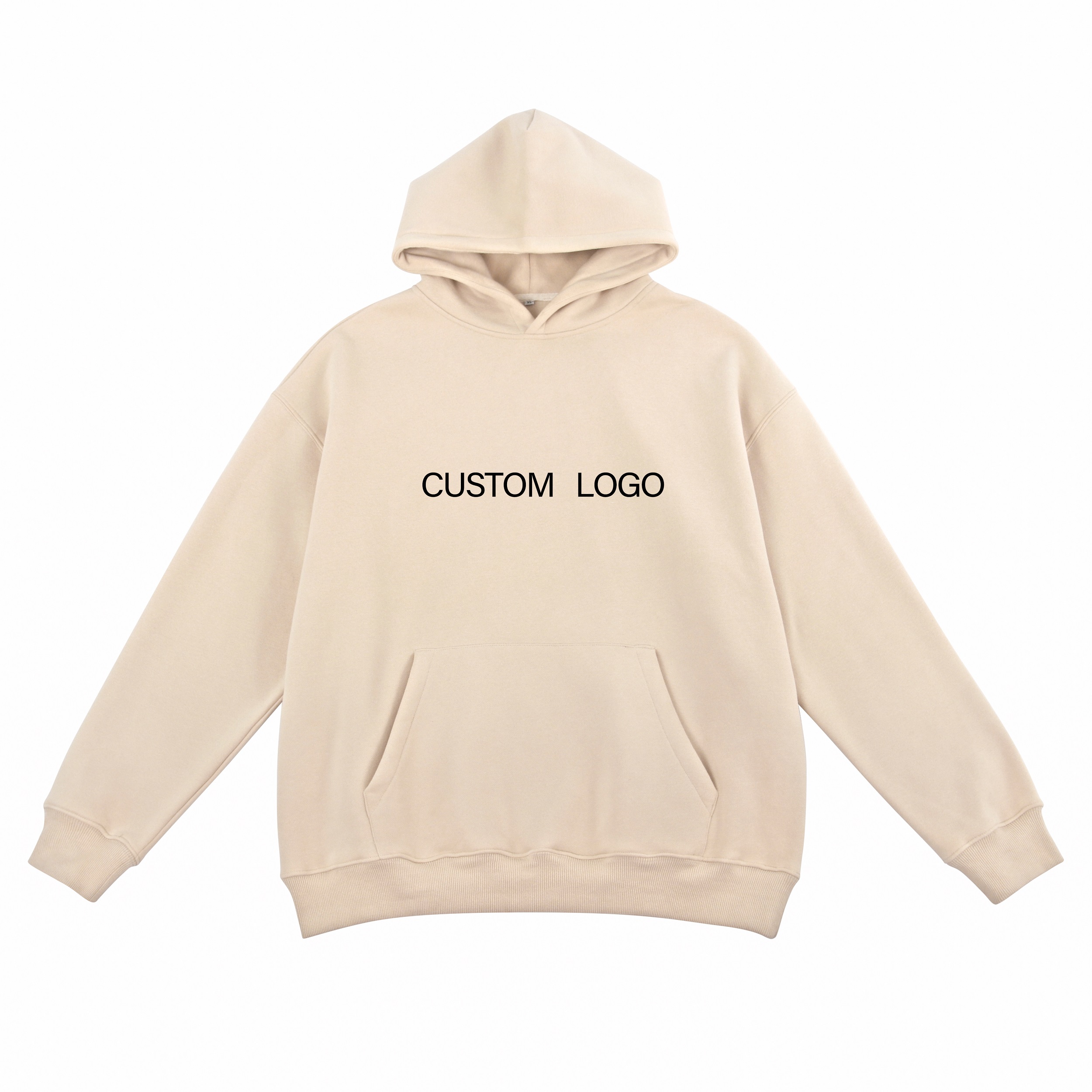 Custom Graphic T-Shirt and Oversized Hoodie Set Loose Fit Cotton Street Wear for Men
