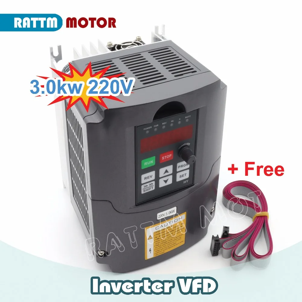 Water Cooled VFD Cnc Spindle Motor Kits 3KW 220V 24000rpm ER20 Collets