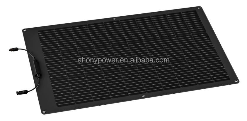 Photovoltaic Flexible Monocrystalline Silicon Solar Panel 210w For Camping RV Yacht