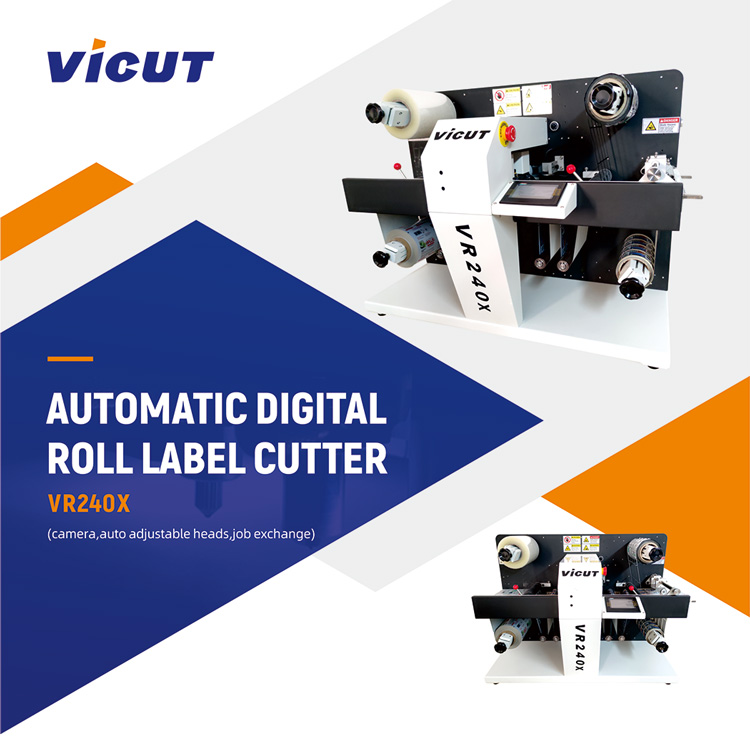 GIPENG PLC Automatic Roll Label Cutting Machine with Laminator and Slitter