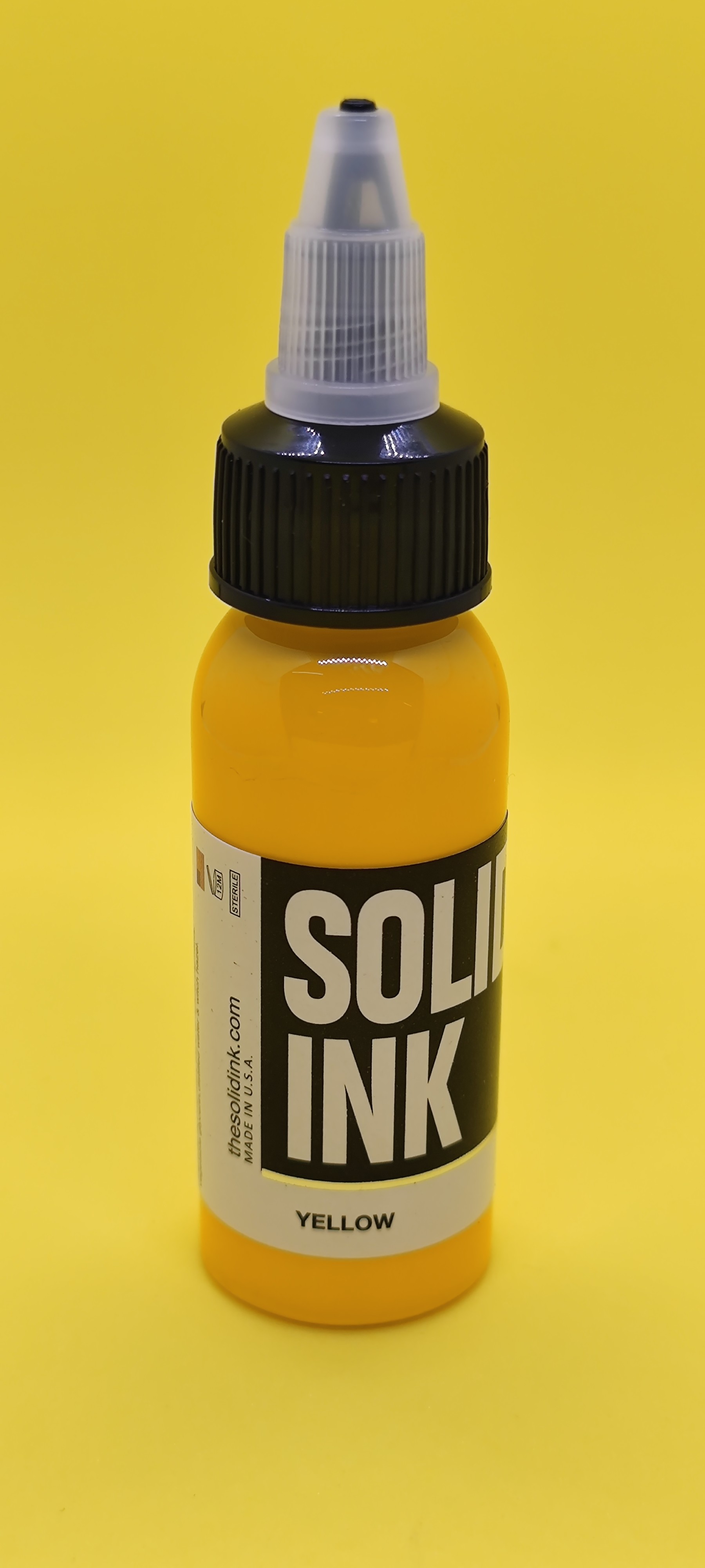 120ML 260ML Bright Yellow Tattoo Ink Non Toxic Organic Tattoo Pigment
