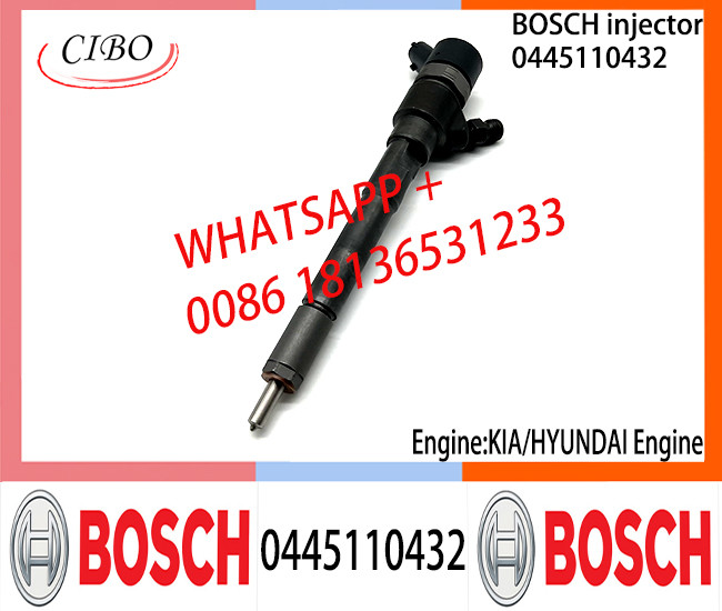 BOSCH injetor 0445110432 0445110431 Diesel Common fuel Injector 0445110725 0445110726 0445110493 for Diesel engine