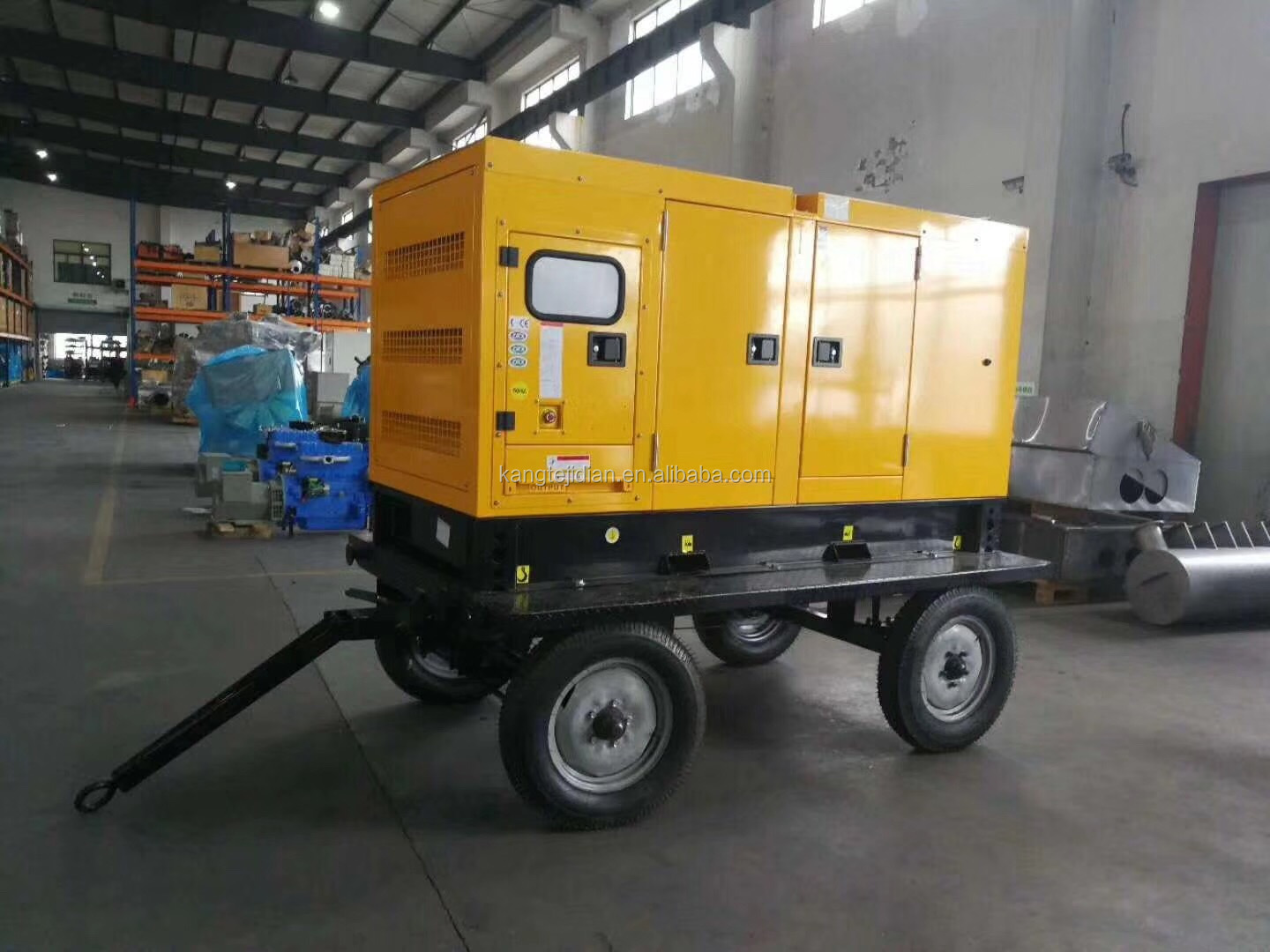 70DB 7M Silent 100kVA Diesel Generator with Speed 1500/1800rpm and Frequency 50/60Hz