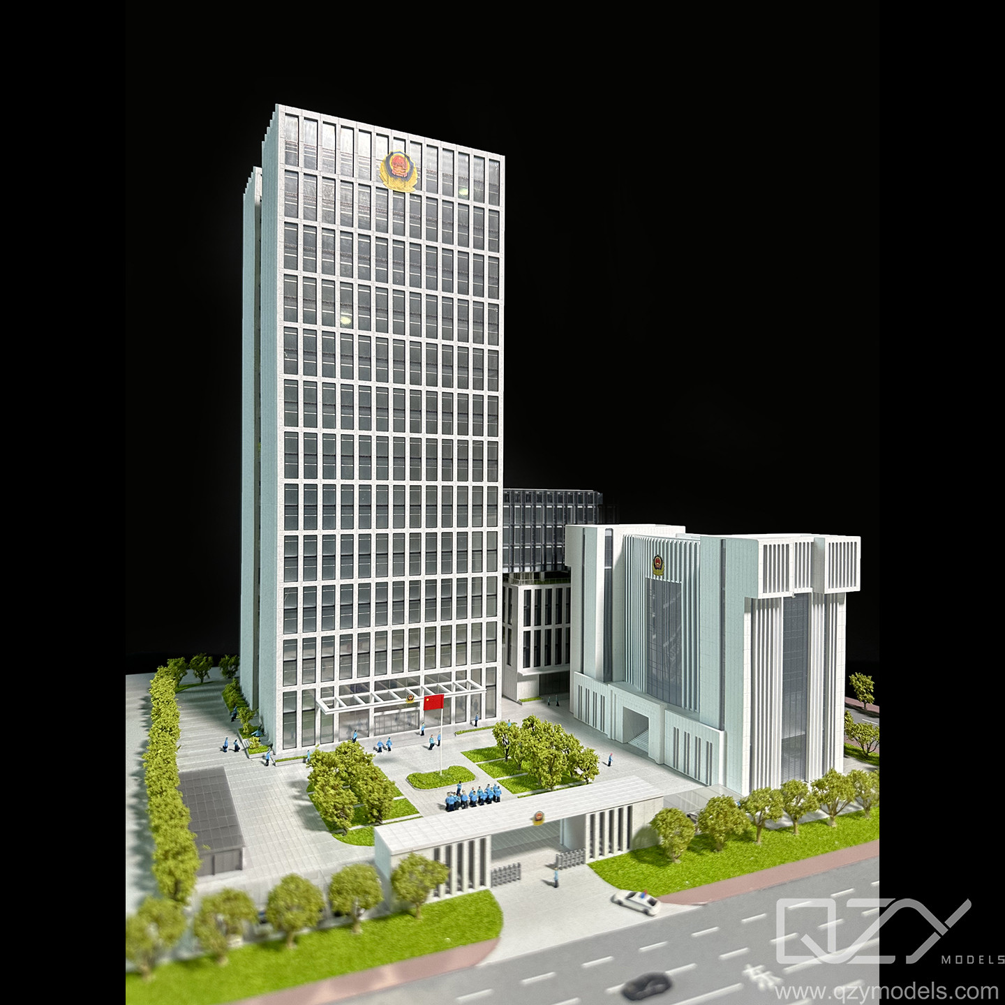 HSA- 1/300 Shenzhen Public Security Bureau Baoan Branch 110 Command Center Scheme model