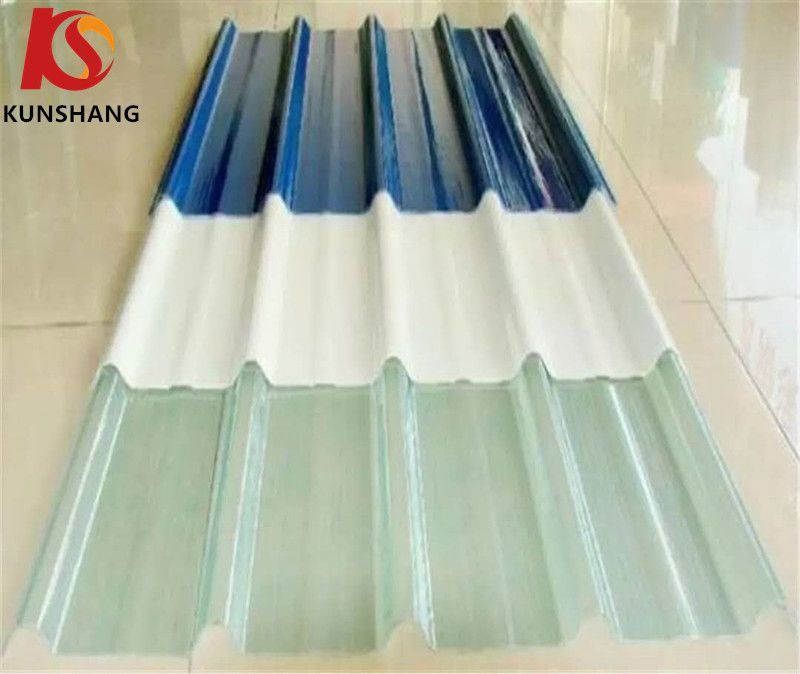 0.8mm-3.0mm Thickness Fiberglass Reinforced Plastic Roofing Tile Anti-UV FRP Roof Sheet for Warehouse