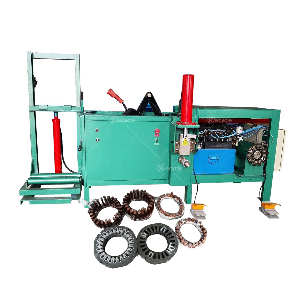 Electric Motor Wrecker Scrap Copper Motor Stator Recycling Machine for Professional