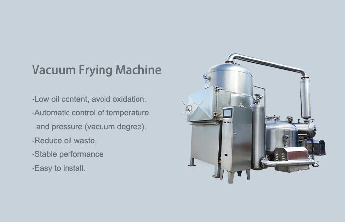 High Efficient Vacuum Frying Machine Low Temperature For Fruit Vegetable And Pulses