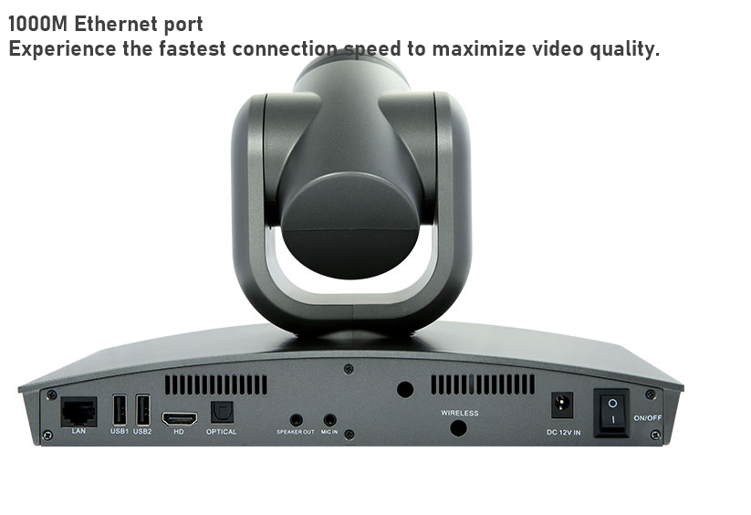 10X Optical Zoom All-in-one Video Conference Endpoint System or PTZ Video Conference Meeting Camera
