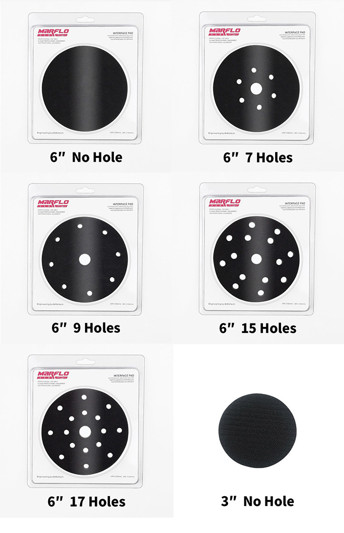 3 Inch 4 Inch Car Polishing Pads With Pu Backing Plate Rotary Polishers