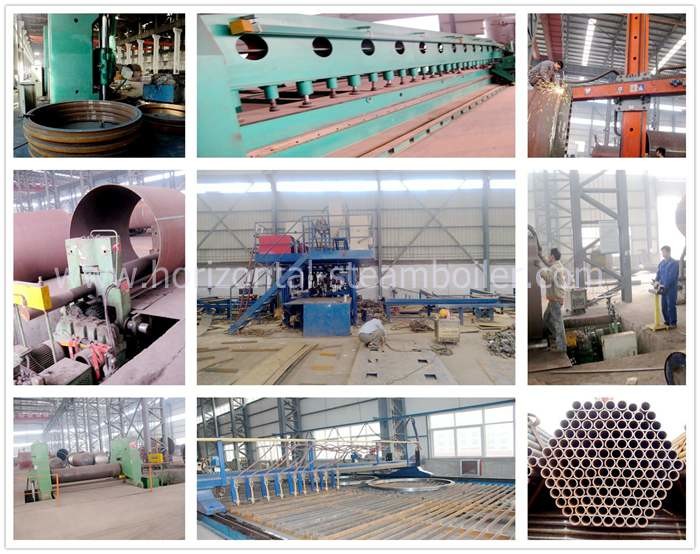 Horizontal Chain Grate Coal Fired Steam Boiler Low Fuel Consuming SGS Approved
