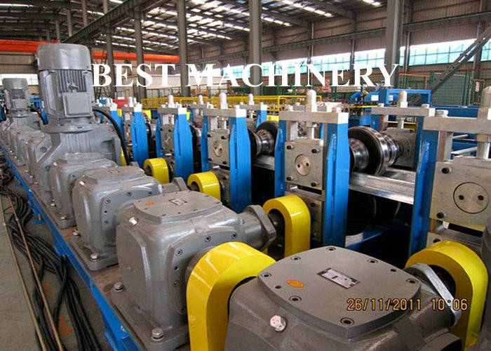 2 / 3 Beam Exprpessway Rail Guardrail Forming Machine 3mm - 5mm Galavnized