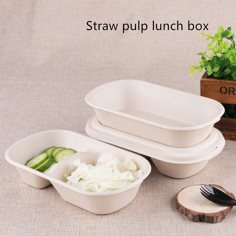 5 Compartment Disposable Paper Lunch Box 500ml 700ml 850ml 1000ml