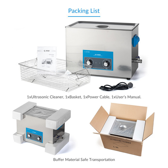 Durable SONIC Wave Ultrasonic Cleaner Mechanical Timer / Heater Control