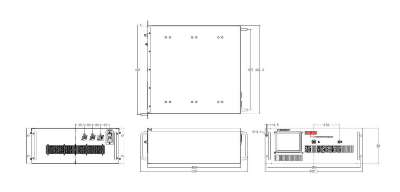 37.5-40.4 GHz Milimeter Wave Amplifers Psat 48 W LNA Low Noise Amplifiers
