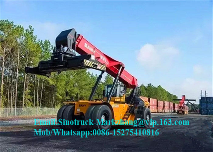 Kalmar 45 Ton 40ft Container Reach Stacker Forklift , Container Moving Equipment